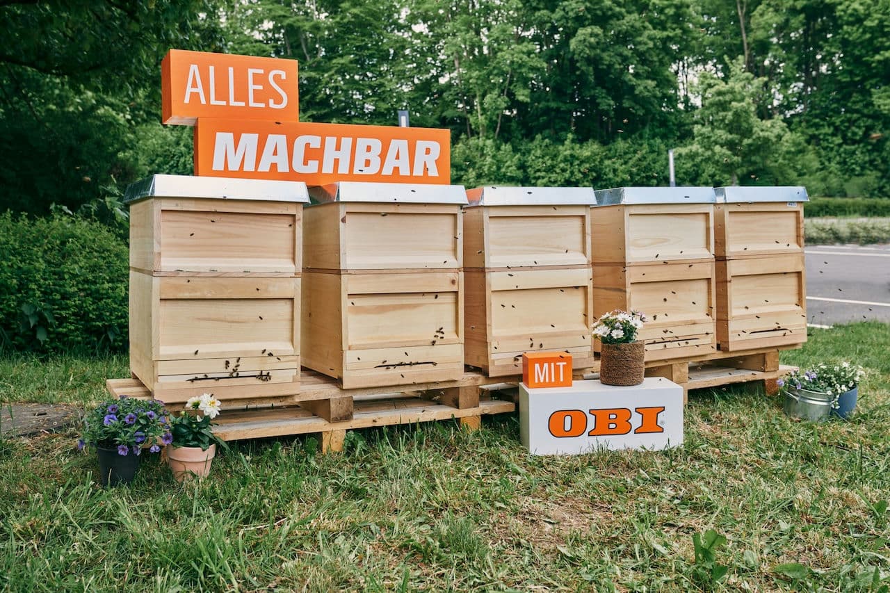OBI Firmenbienen-Projekt