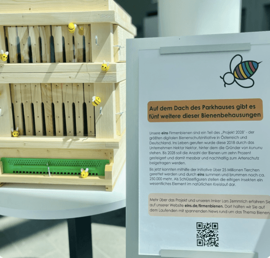 Ein Foyer im Zeichen des Bienenschutz